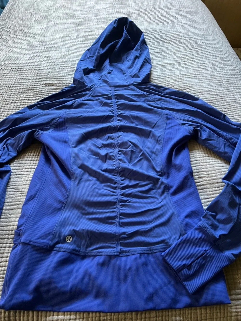 lululemon athletica Royal Blue Hooded Zip Reversible‎ Lightweight Jacket